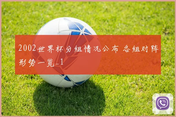 2002世界杯分组情况公布 各组对阵形势一览_1